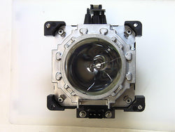 Genuine OEM lamp module in original packaging for the PANASONIC PT-DS20KE (Portrait Quad), PT-DW17KE (Portrait Quad), PT-DZ21K (Portrait Quad) Projector
